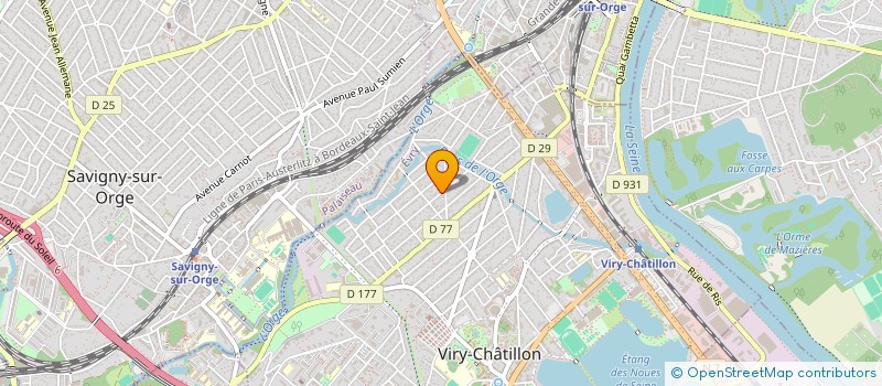 localisation de l'entreprise YADAMA SAP à VIRY-CHATILLON