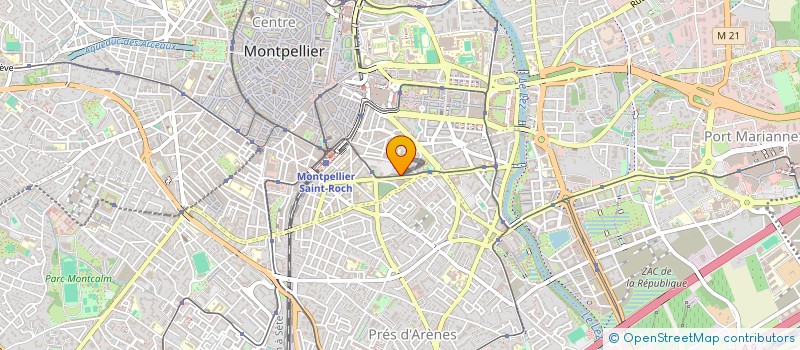 localisation de l'entreprise YADANI LOGISTIC à MONTPELLIER