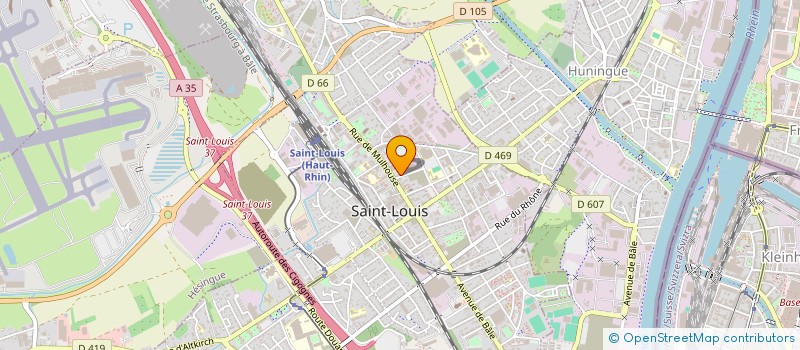 localisation de l'entreprise YADAV à SAINT-LOUIS