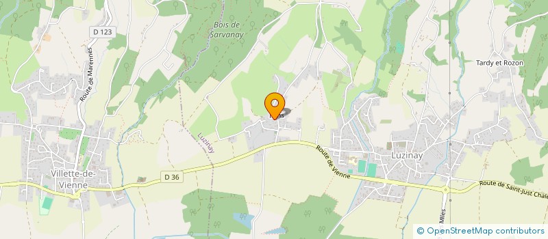 localisation de l'entreprise YADES  LUZINAY