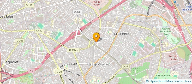 localisation de l'entreprise YADLAVOIX à MONTREUIL