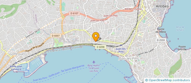 localisation de l'entreprise YADO à ANTIBES