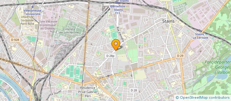 localisation de l'entreprise YADO à PIERREFITTE-SUR-SEINE