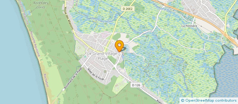 localisation de l'entreprise YADUSWELL  LE GRAND-VILLAGE-PLAGE