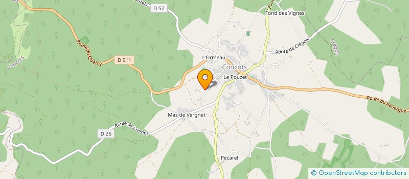 localisation de l'entreprise YAE INVEST  CONCOTS