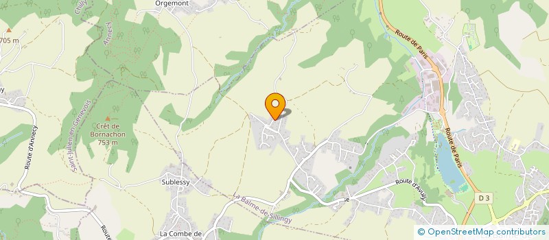 localisation de l'entreprise YAEL DERMO  LA BALME-DE-SILLINGY