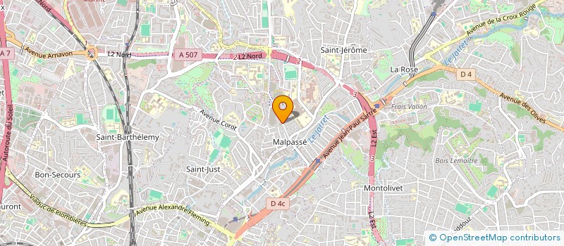 localisation de l'entreprise YAELIS à MARSEILLE