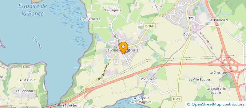 localisation de l'entreprise YAELLE  LA VILLE-ES-NONAIS