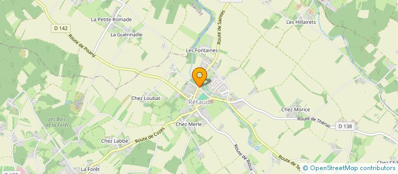 localisation de l'entreprise YAEM  RETAUD