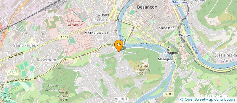 localisation de l'entreprise YAFA  BESANCON