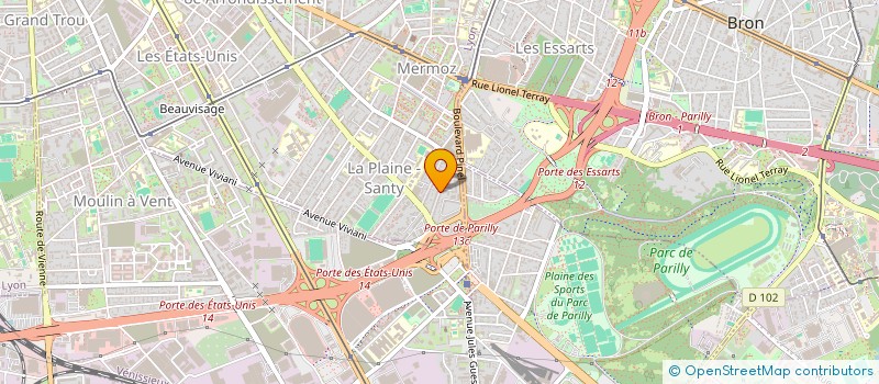 localisation de l'entreprise YAFO  LYON