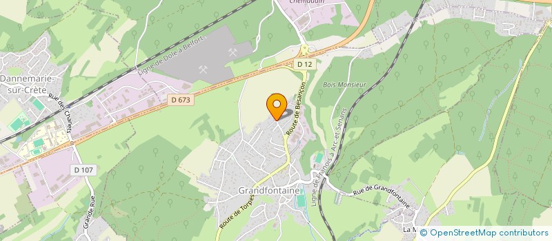 localisation de l'entreprise YAG  GRANDFONTAINE