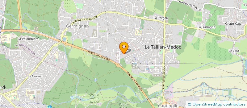 localisation de l'entreprise YAGA  LE TAILLAN-MEDOC