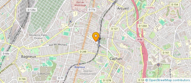 localisation de l'entreprise YAGICOM  CACHAN