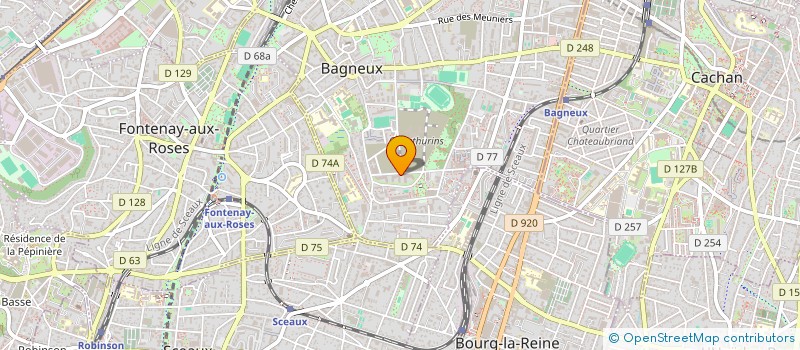 localisation de l'entreprise YAGOUB AGHILES  BAGNEUX