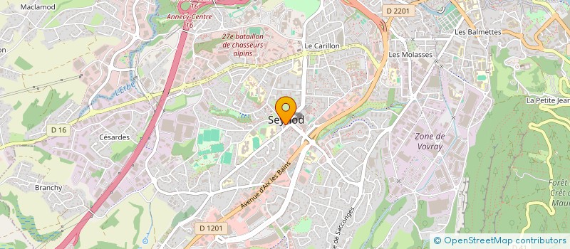 localisation de l'entreprise YAGUARA à ANNECY