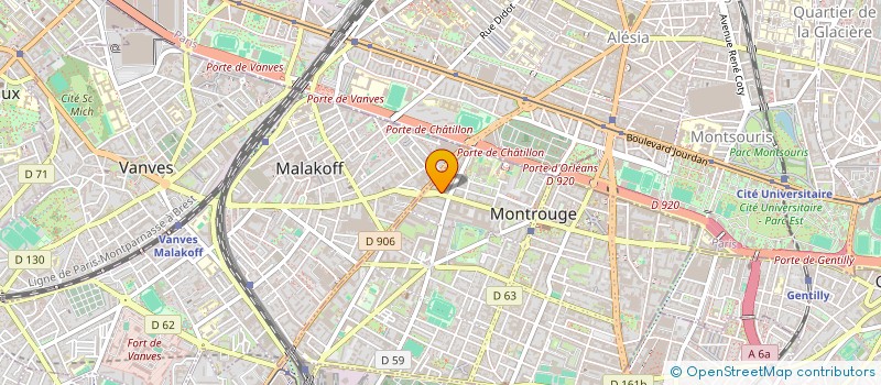 localisation de l'entreprise YAGUEL YAACOU APEJ à MONTROUGE