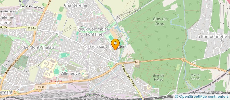 localisation de l'entreprise YAHAYA SIRH CONSEIL  BROU-SUR-CHANTEREINE