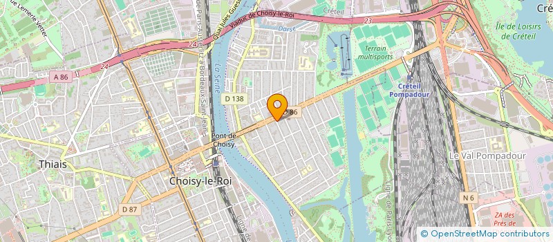 localisation de l'entreprise YAHDY-LINK à CHOISY-LE-ROI