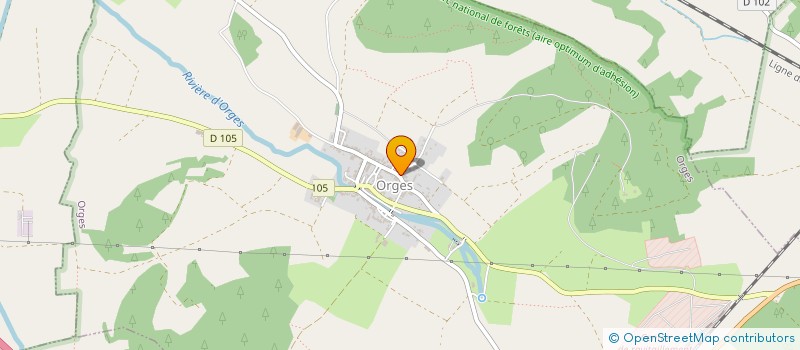 localisation de l'entreprise YAHI PLOMBERIE CHAUFFAGE  ORGES