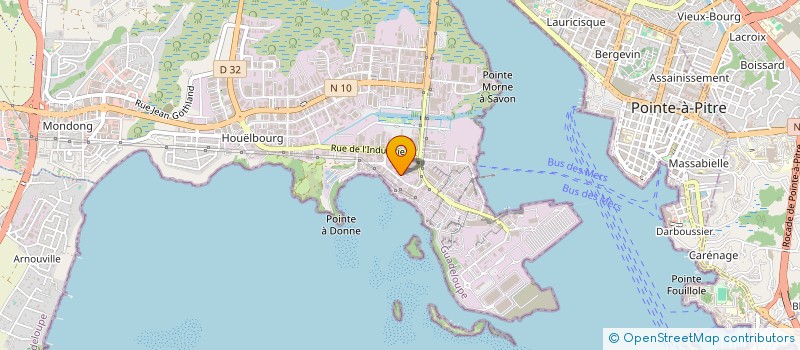 localisation de l'entreprise YAHIRA à BAIE-MAHAULT