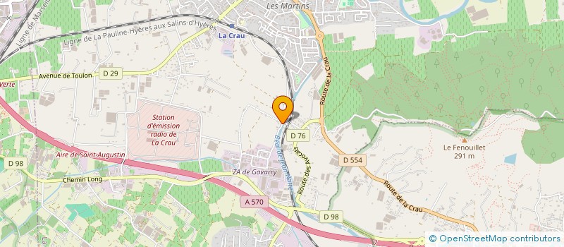 localisation de l'entreprise YAHU  LA CRAU