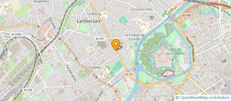 localisation de l'entreprise YAHVE à LAMBERSART