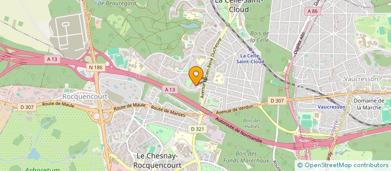 localisation de l'entreprise YAHVE NISSI à LA CELLE-SAINT-CLOUD