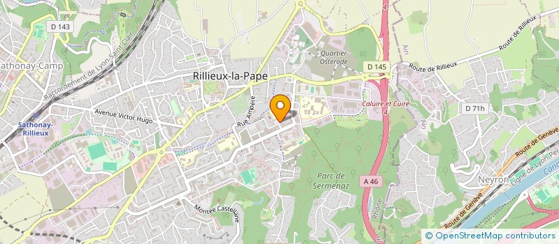 localisation de l'entreprise YAHYAOUI ZIED à RILLIEUX-LA-PAPE