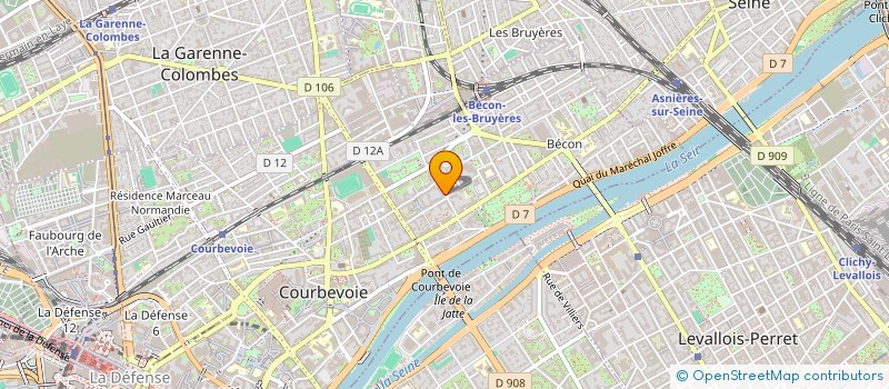 localisation de l'entreprise YAIR BELAICH COURTAGE à COURBEVOIE