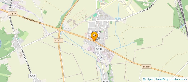 localisation de l'entreprise YAJ  COUBERT