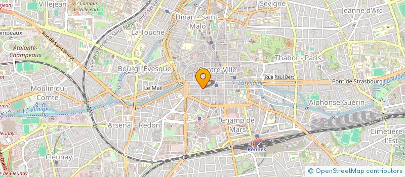 localisation de l'entreprise YAK à RENNES
