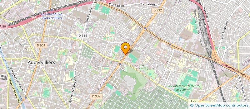 localisation de l'entreprise YAK  AUBERVILLIERS