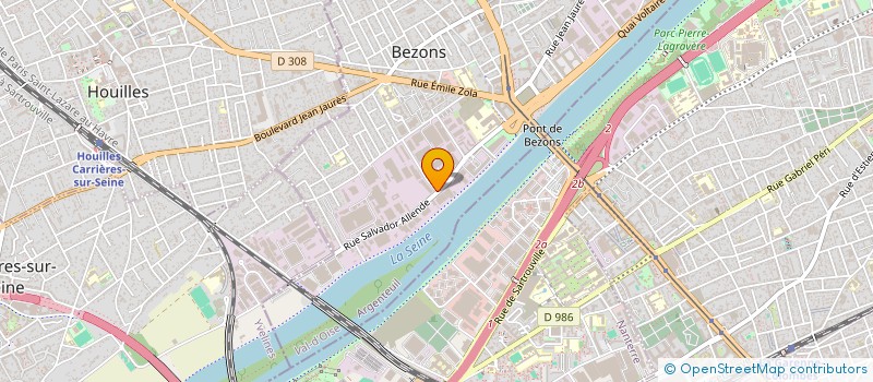 localisation de l'entreprise YAKA à BEZONS