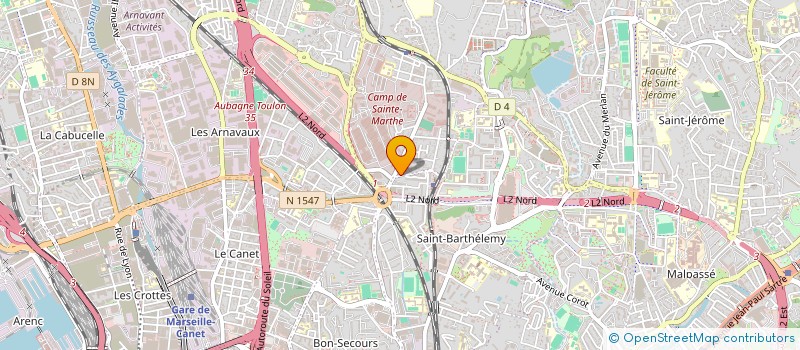 localisation de l'entreprise YAKA à MARSEILLE