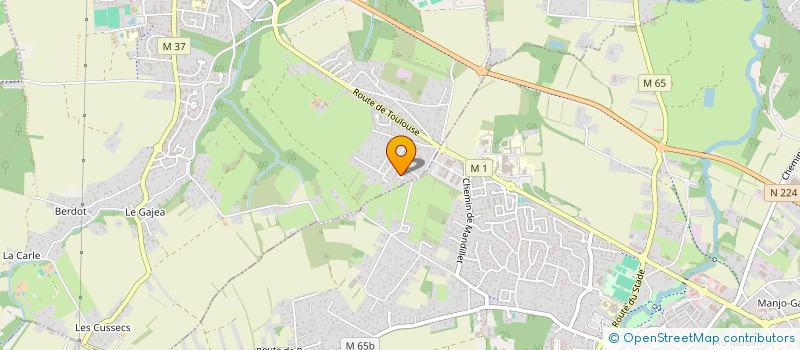 localisation de l'entreprise YAKA à CORNEBARRIEU