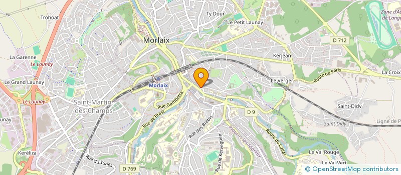 localisation de l'entreprise YAKA à MORLAIX