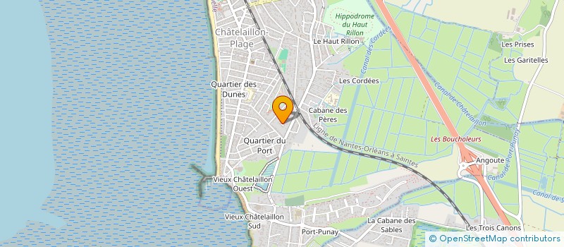 localisation de l'entreprise YAKA CHATEL à CHATELAILLON-PLAGE