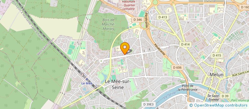 localisation de l'entreprise YAKA DETENTE  LE MEE-SUR-SEINE