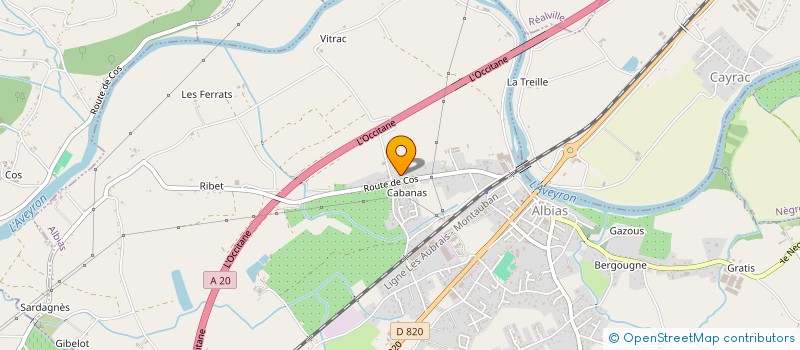 localisation de l'entreprise YAKA DRAG 974  ALBIAS