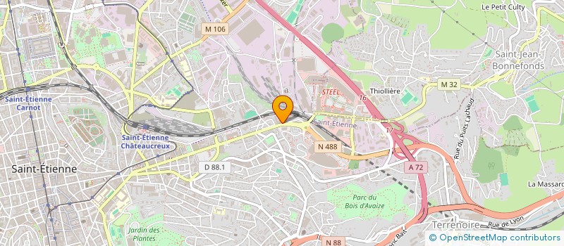 localisation de l'entreprise YAKA FOKON  SAINT-ETIENNE