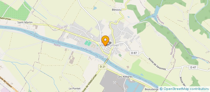 localisation de l'entreprise YAKA JOUER  VILLEBRUMIER