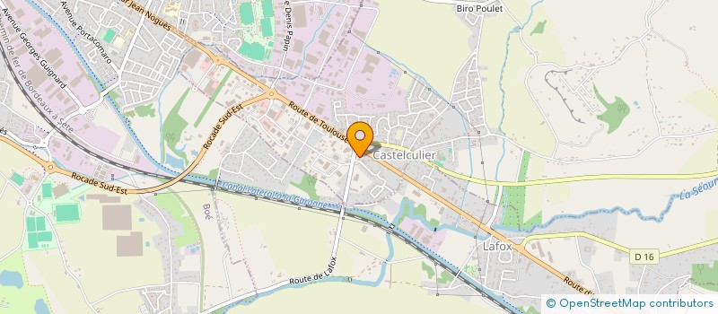 localisation de l'entreprise YAKA MANGER  CASTELCULIER