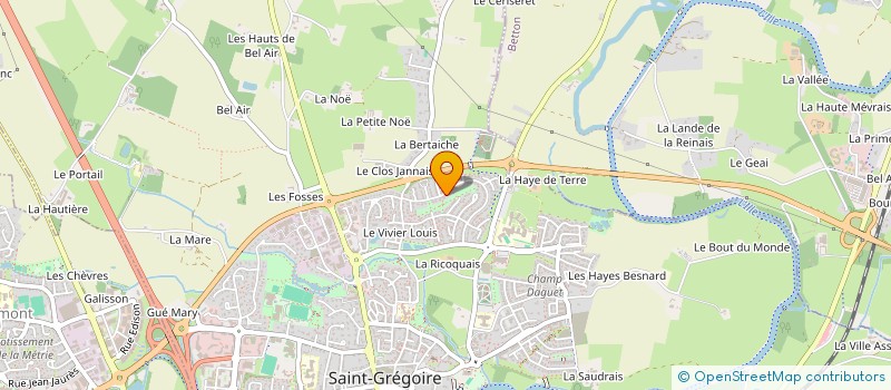 localisation de l'entreprise YAKA MAVI  SAINT-GREGOIRE