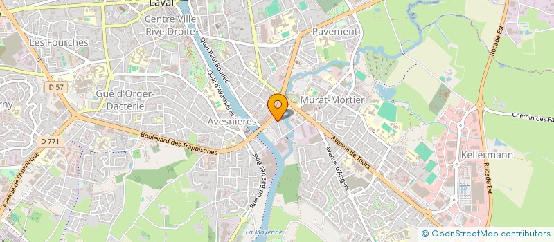 localisation de l'entreprise YAKA56 à LAVAL