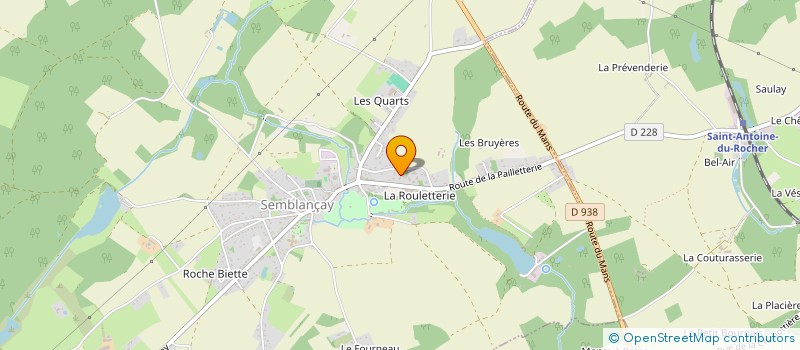localisation de l'entreprise YAKAAR à SEMBLANCAY