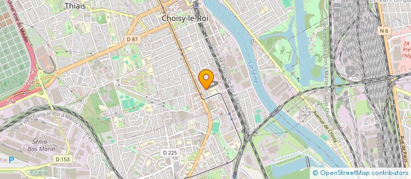 localisation de l'entreprise YAKAAR MUSIC  CHOISY-LE-ROI