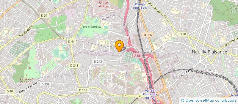 localisation de l'entreprise YAKACODER à MONTREUIL