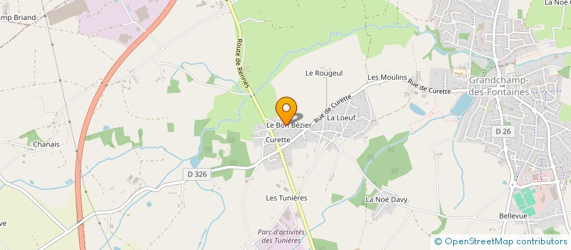 localisation de l'entreprise YAKADANSE à GRANDCHAMP-DES-FONTAINES