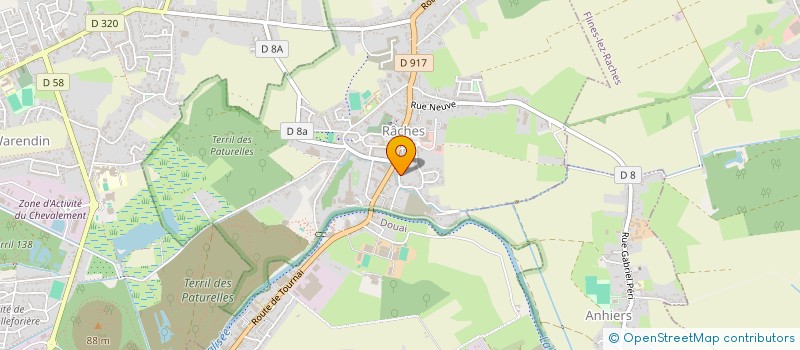 localisation de l'entreprise YAKENBOIS  RACHES